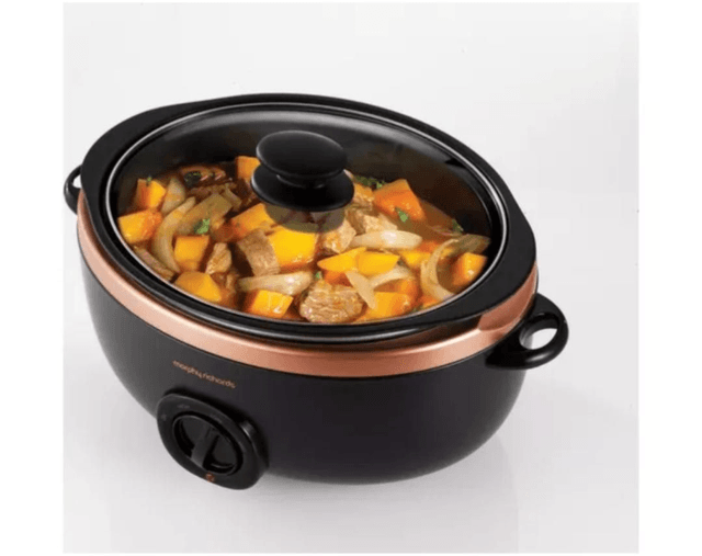 Morphy richards evoke Sear and Stew 6.5L rose gold collection 